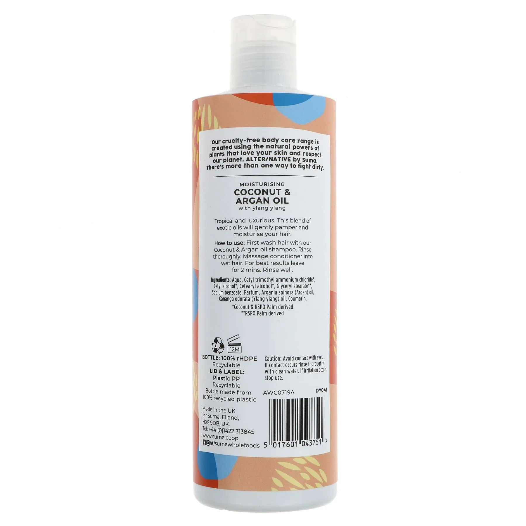 Alter/Native | Conditioner - Coconut & Argan - Normal/dry hair | 400ml