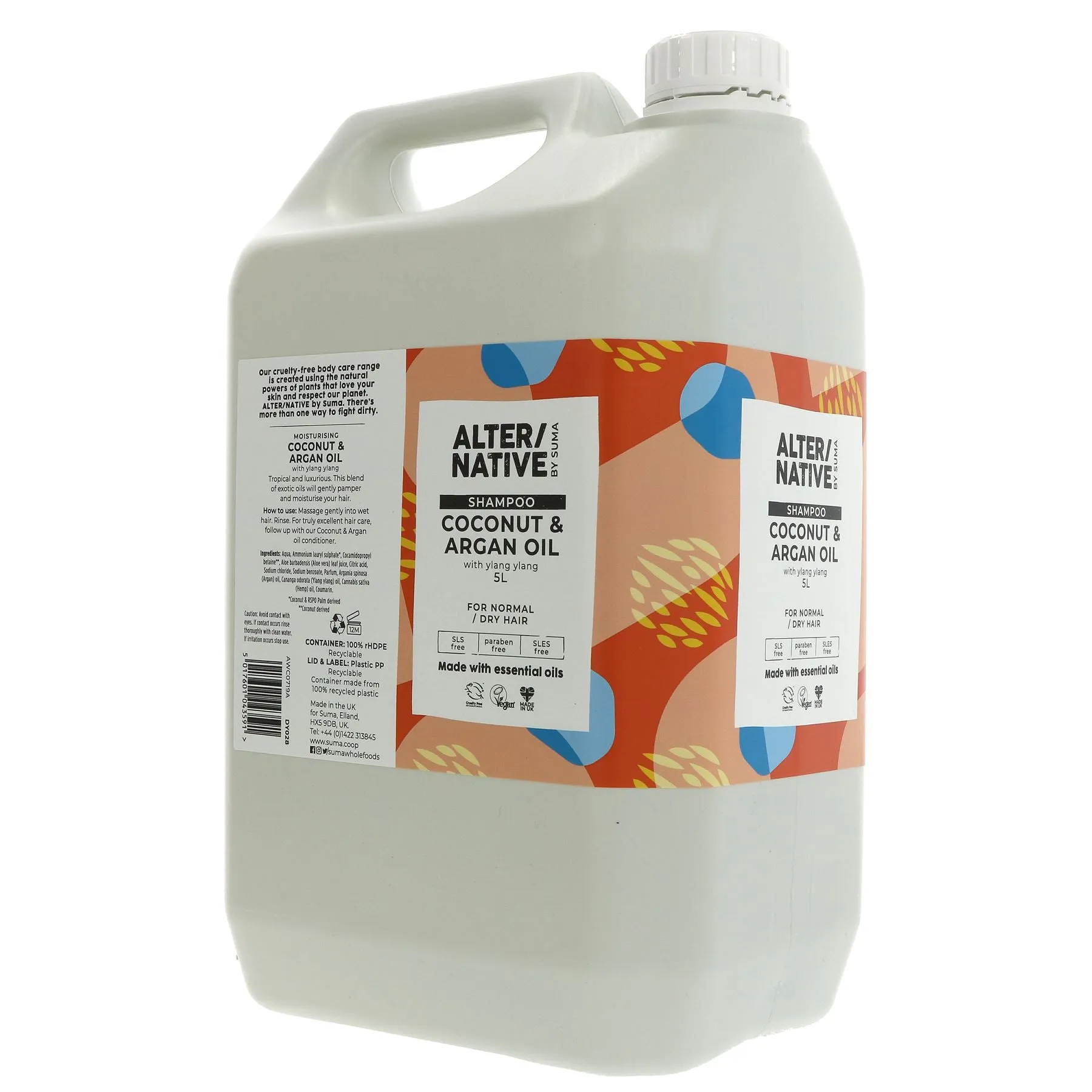 Alter/Native | Shampoo - Coconut & Argan Oil - Normal/dry hair | 5l