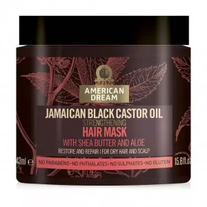 American Dream Masque capillaire fortifiant à l'huile de ricin noir jamaïcain 16oz - 473ml