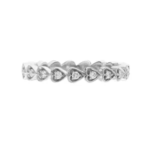 Amor white diamond band - 7