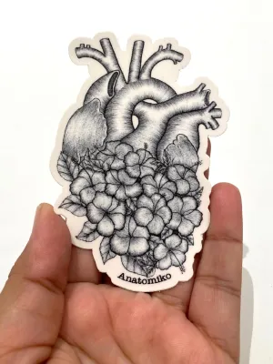 ANATOMIKO - Encanto Tropical Sticker (Heart Hibiscus)