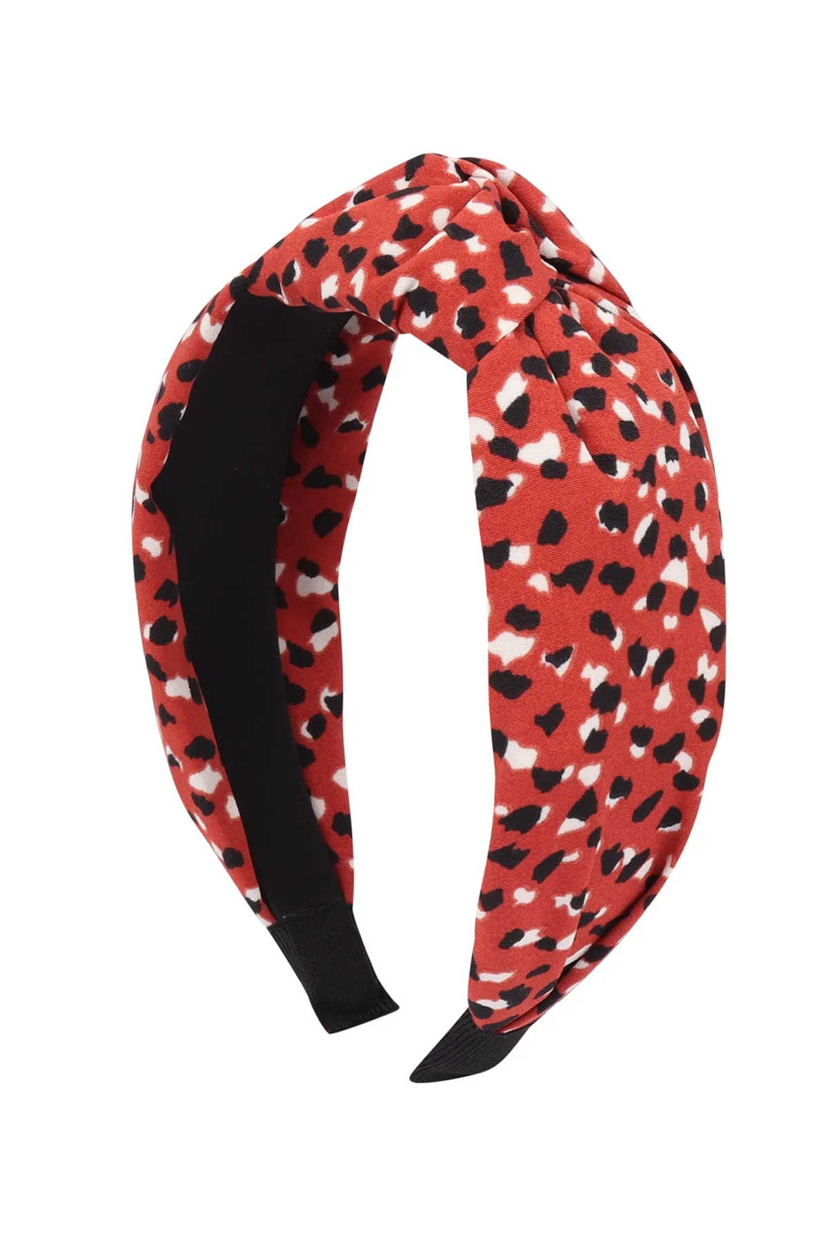 ANIMAL PRINT KNOTTED HEADBAND