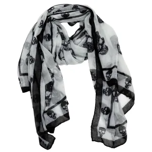 Aria Skull Print Scarf
