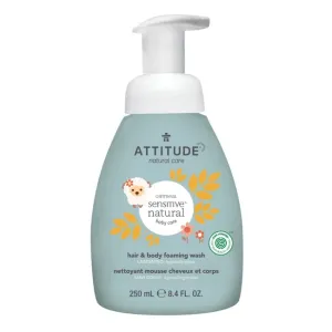Attitude Natural Hair & Body Foaming Wash 250ml