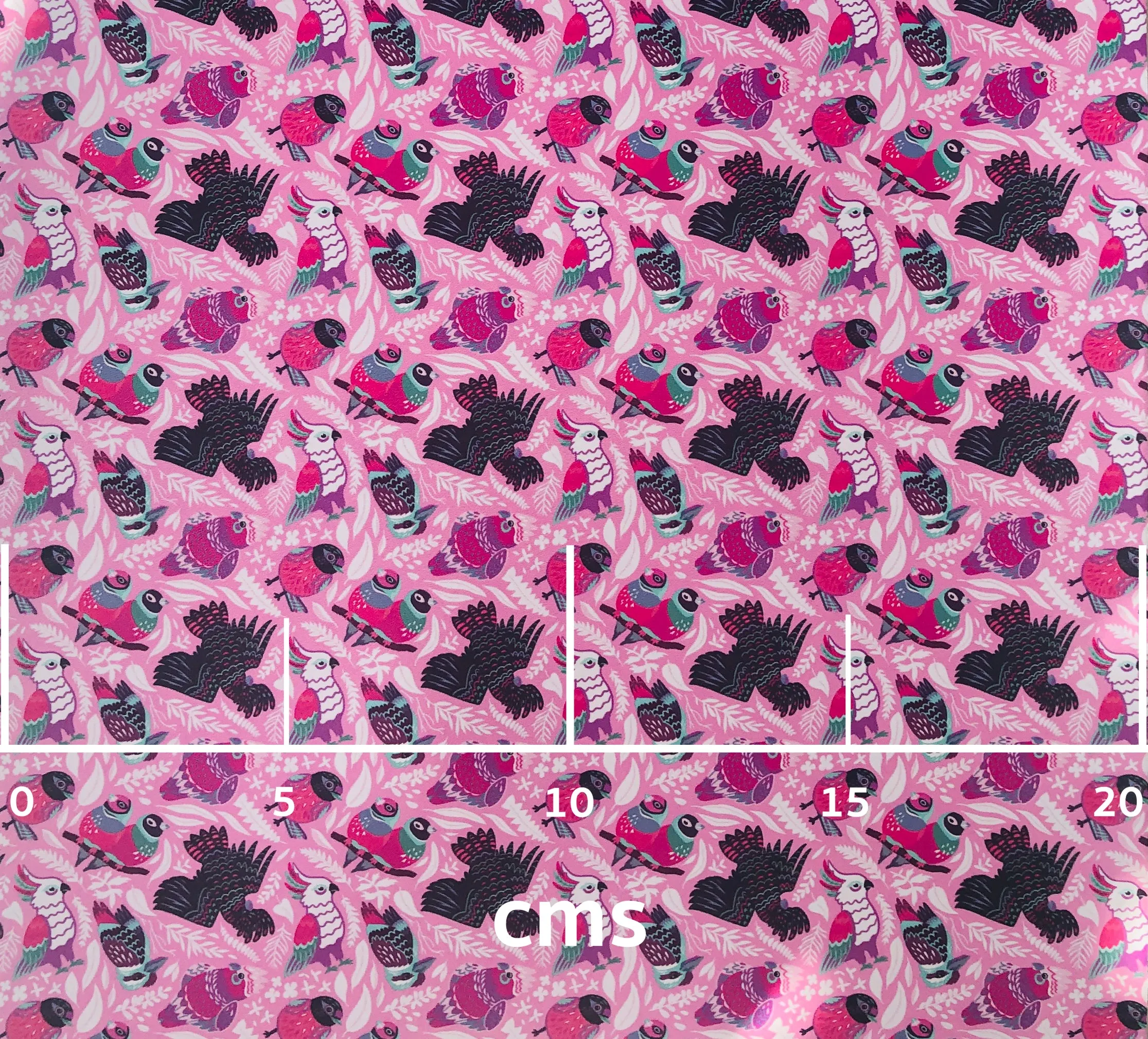 Aussie Birds ⋅ Pinks ⋅ Smooth Vegan Faux Leather
