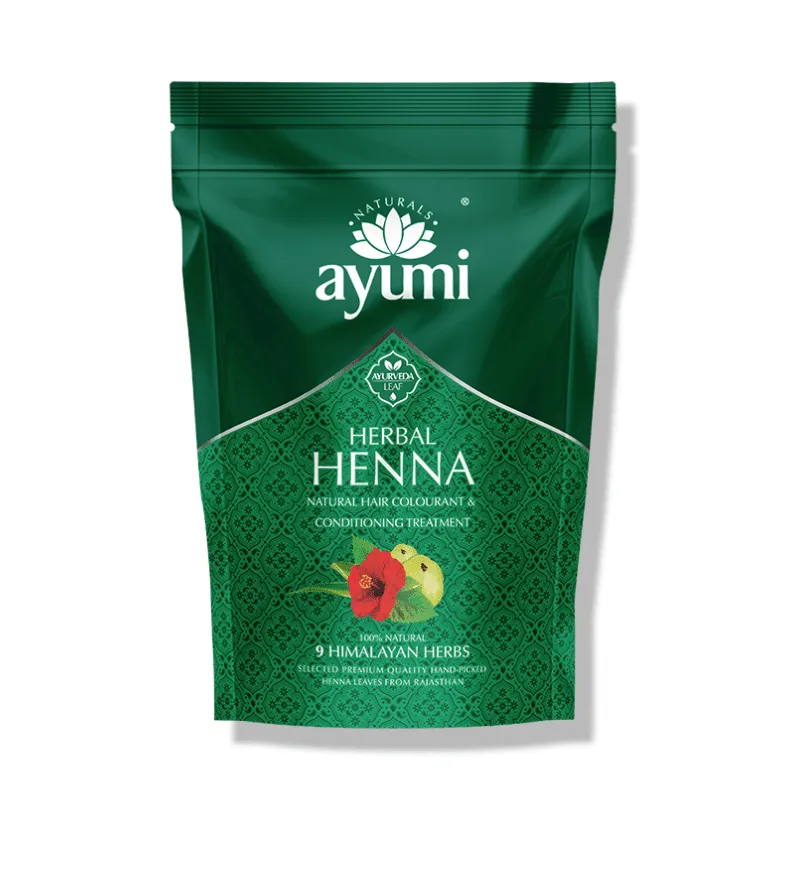 Ayumi - Henné conditionnant colorant "9 herbes de l'Himalaya" - 150g