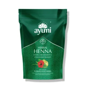Ayumi - Henné conditionnant colorant "9 herbes de l'Himalaya" - 150g