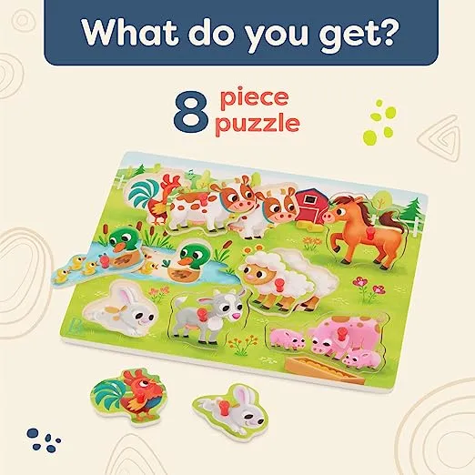 B. Wooden Puzzle - Farm Animal