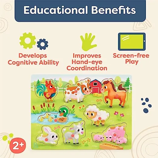 B. Wooden Puzzle - Farm Animal