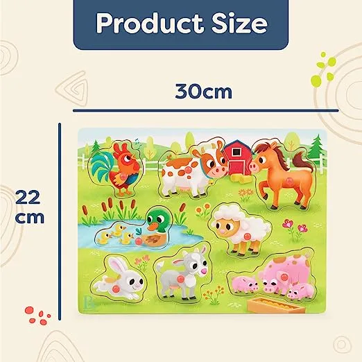 B. Wooden Puzzle - Farm Animal