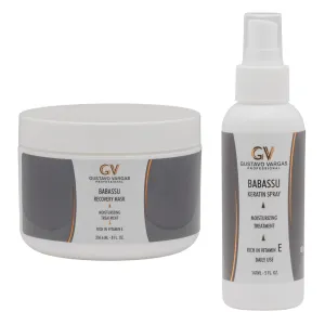 Babassu Keratin Spray and Recovery Mask Combo