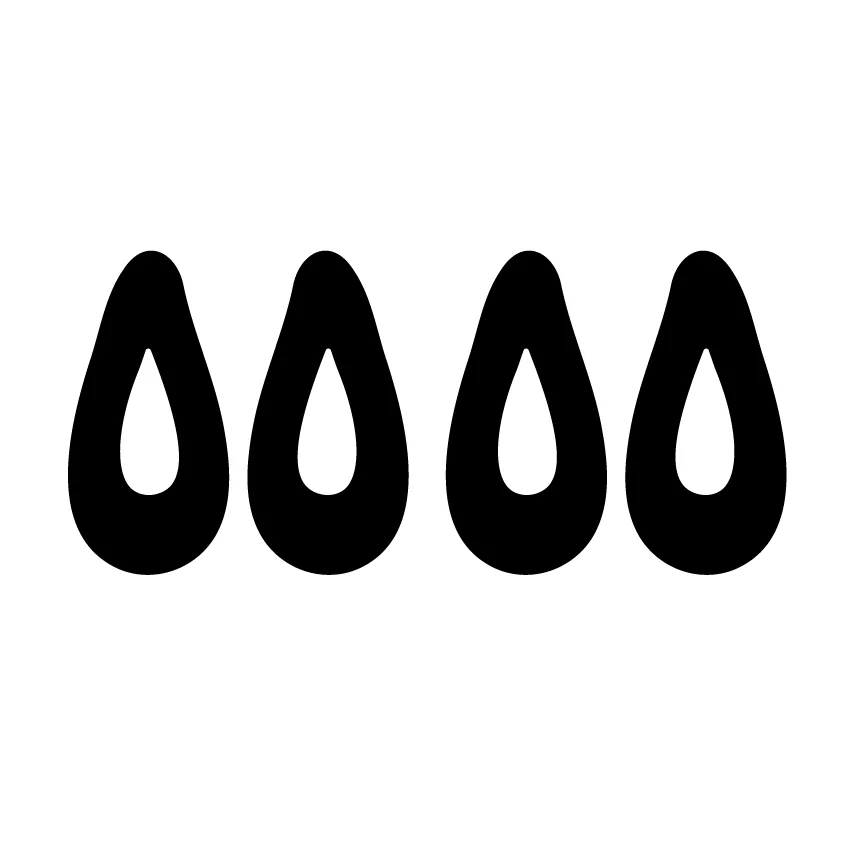 Basics Duo - Little Loops - 3 shapes  - Mixed Colour Set
