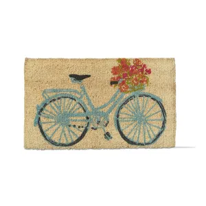 Bicycle Blossom Door Mat