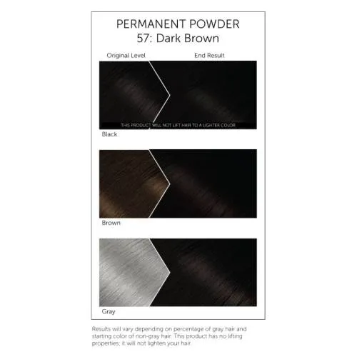 Bigen© Permanent Powder Hair Color 57 Dark Brown