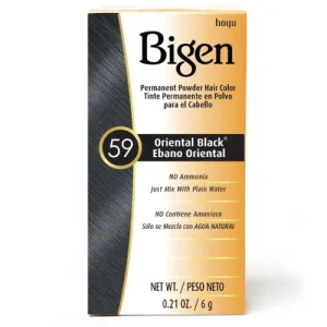 Bigen Permanent Powder Hair Color 59 Oriental Black