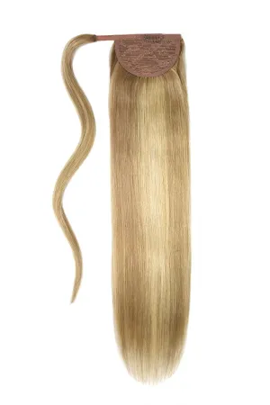 Biscuit Blondey (#18/613) Straight Up Wrap Around Ponytail Extension