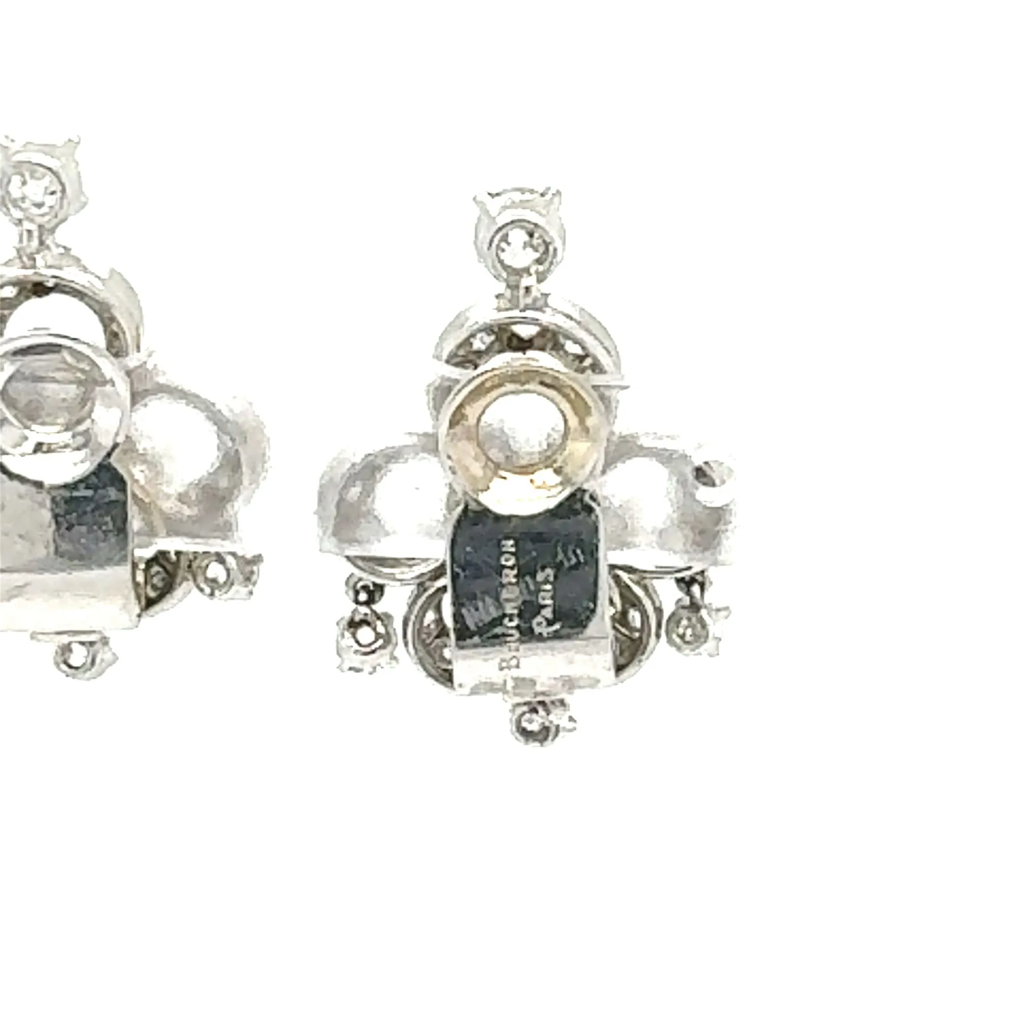 Boucheron Diamond Clip Earrings