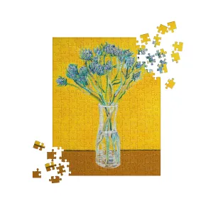 Bouquet of Flower Thistles Oil Painting - Art Jigsaw Puzzle
