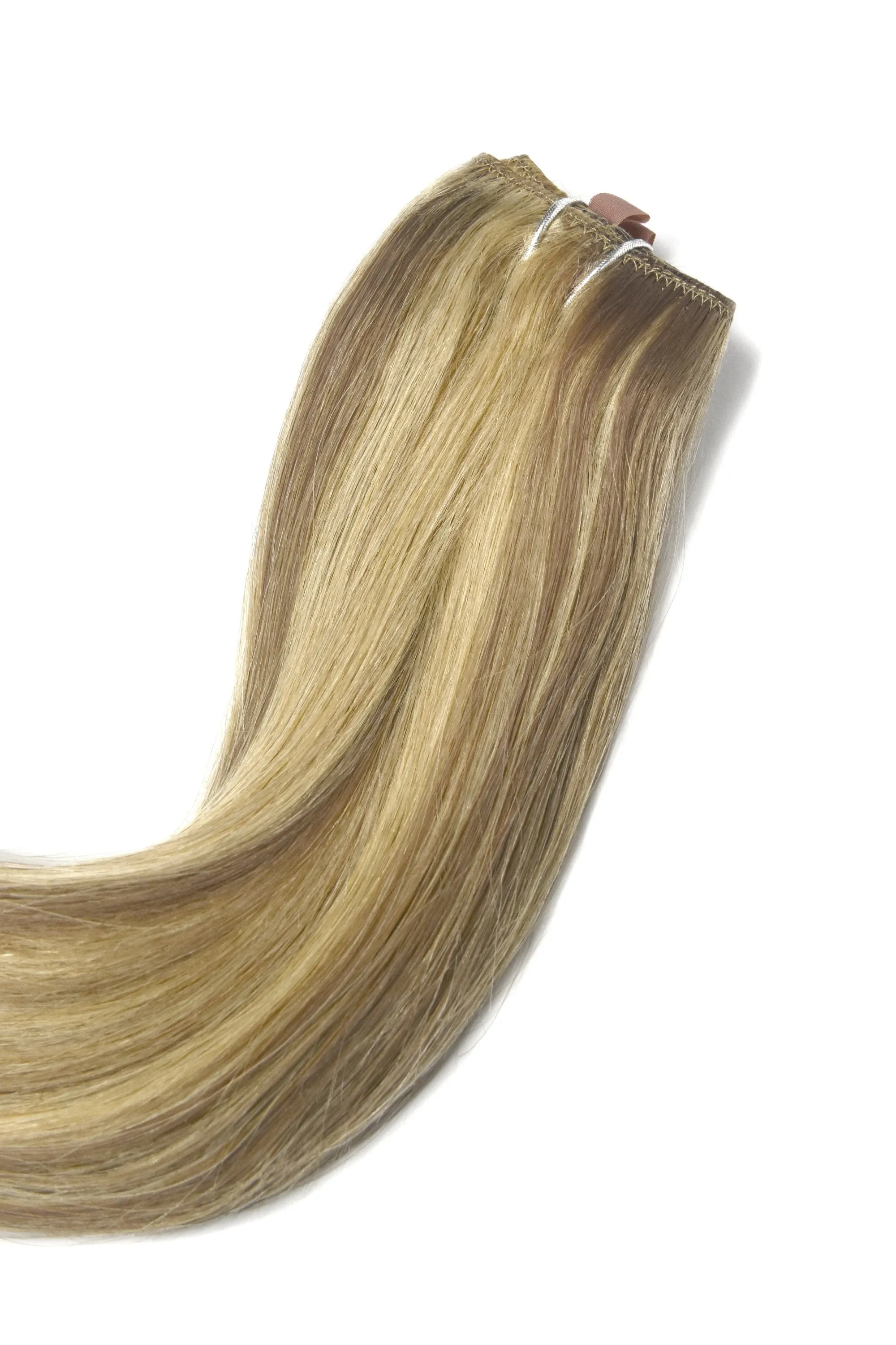 Butterscotch Blonde (#10/16) Quad Weft Clip In One Piece Hair Extensions