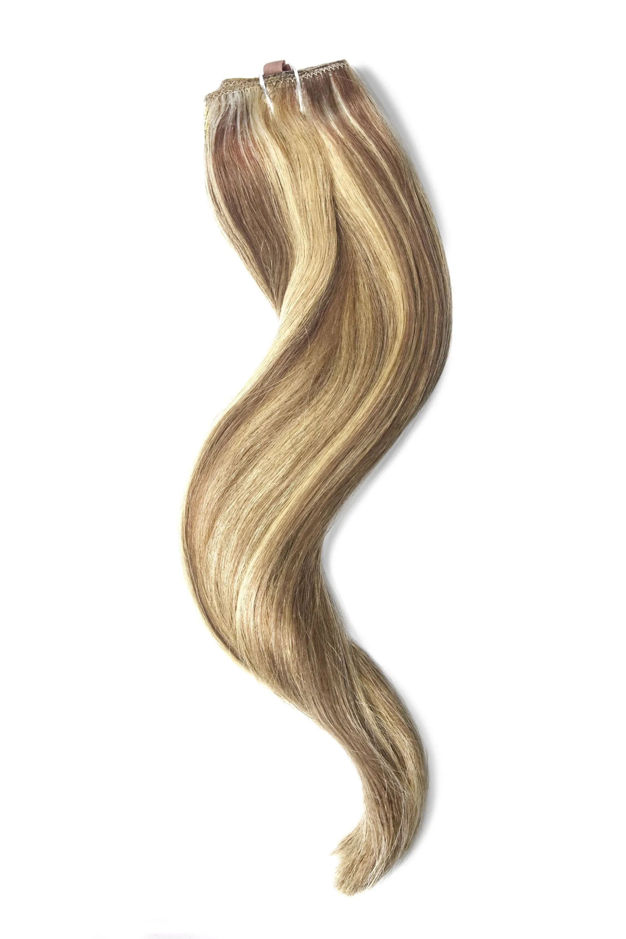 Butterscotch Blonde (#10/16) Quad Weft Clip In One Piece Hair Extensions