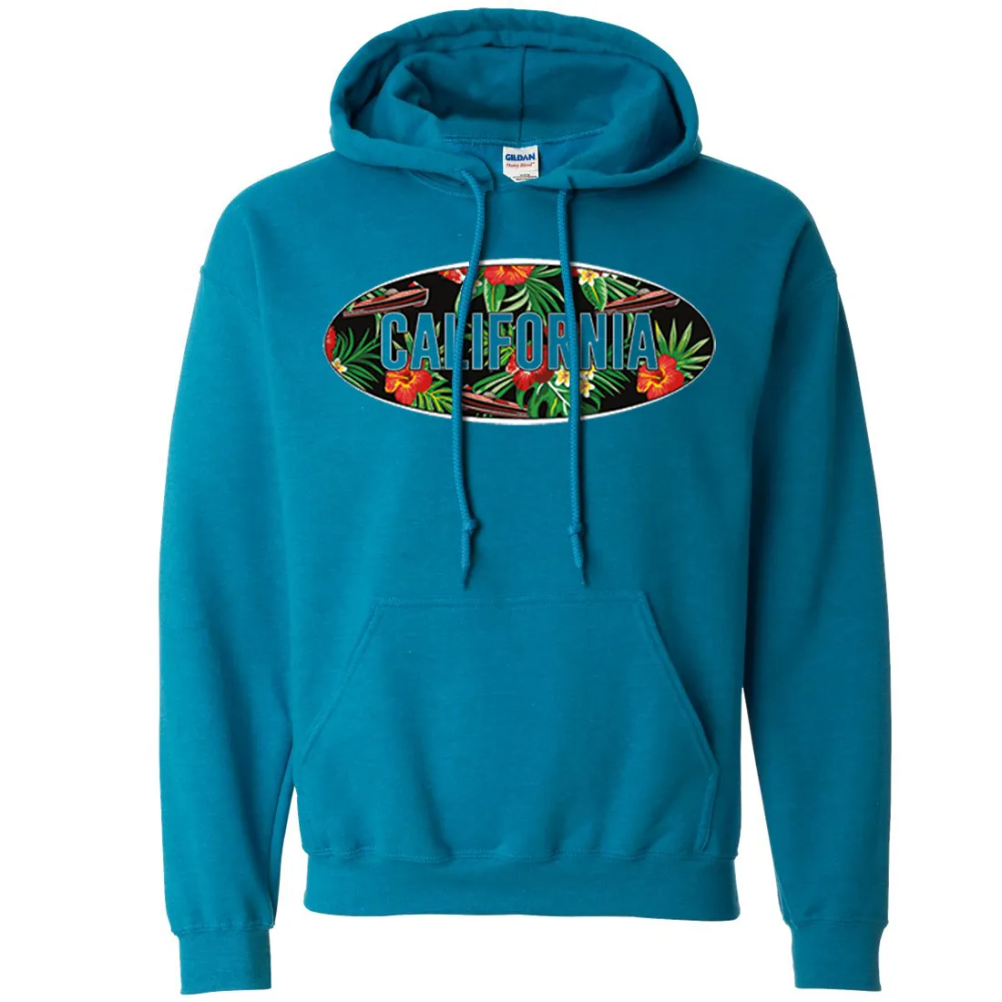 California Tropical Flowers Logo Sweatshirt Hoodie