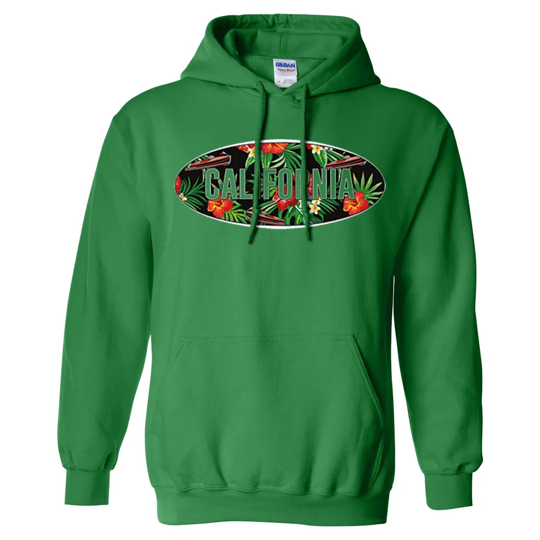 California Tropical Flowers Logo Sweatshirt Hoodie