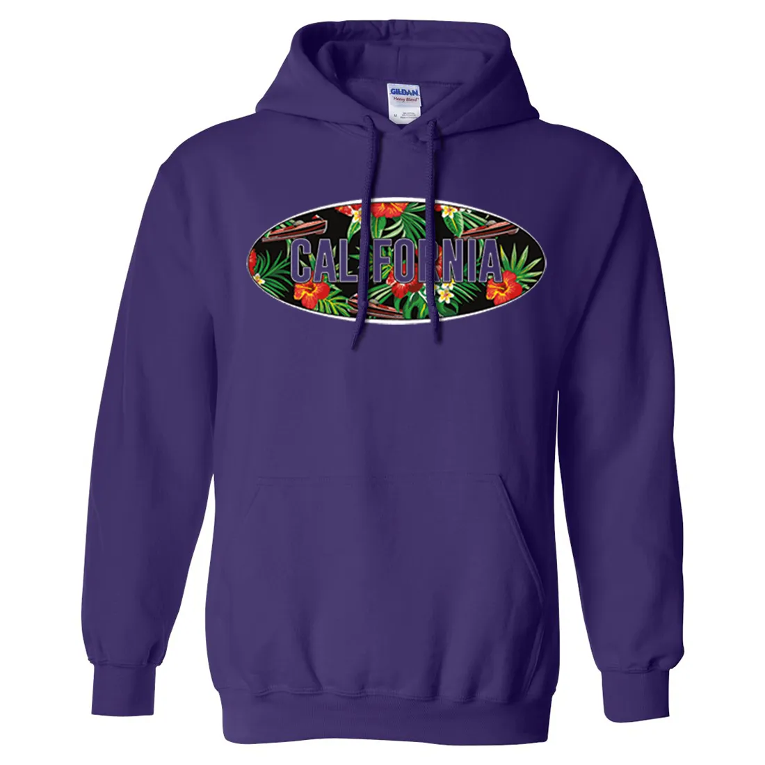 California Tropical Flowers Logo Sweatshirt Hoodie