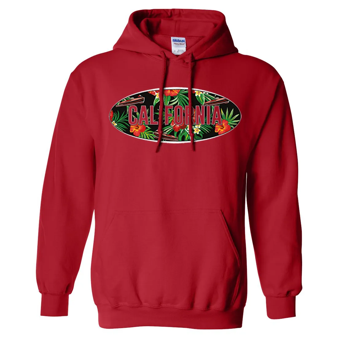 California Tropical Flowers Logo Sweatshirt Hoodie