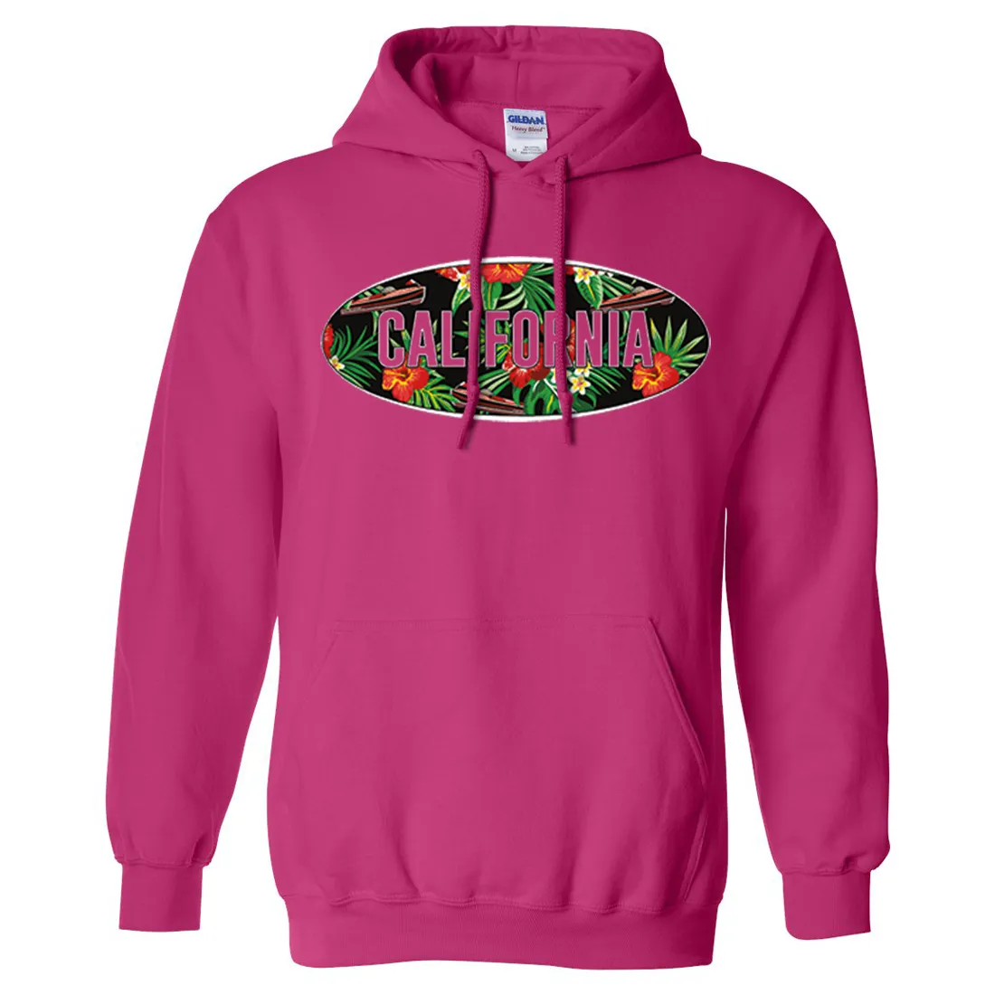 California Tropical Flowers Logo Sweatshirt Hoodie