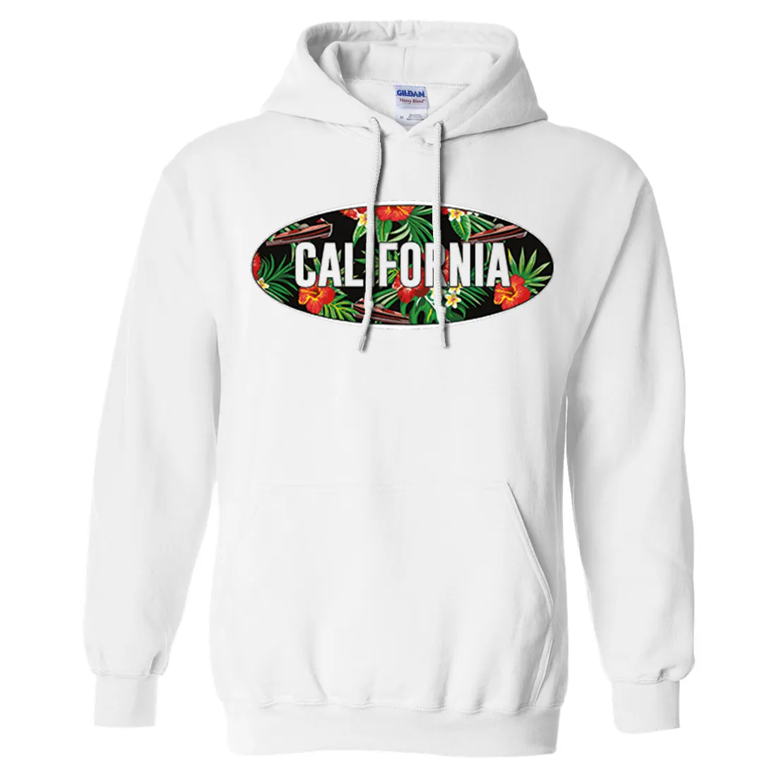 California Tropical Flowers Logo Sweatshirt Hoodie