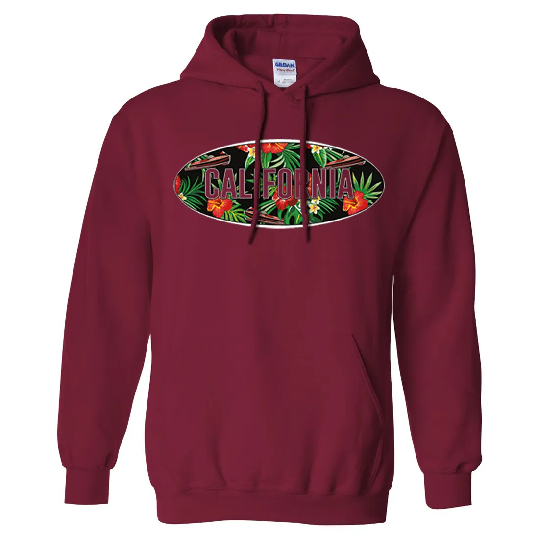 California Tropical Flowers Logo Sweatshirt Hoodie