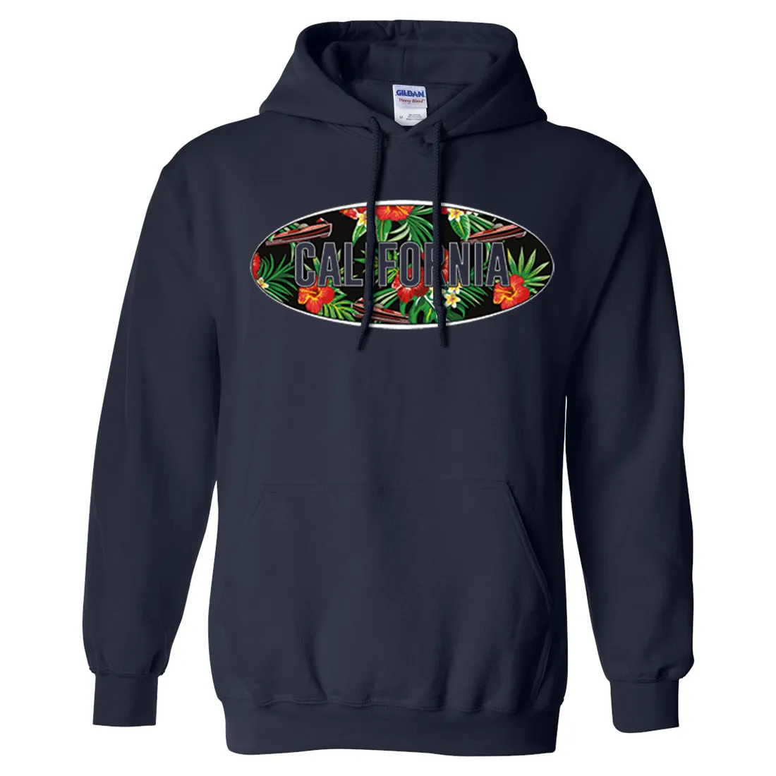California Tropical Flowers Logo Sweatshirt Hoodie