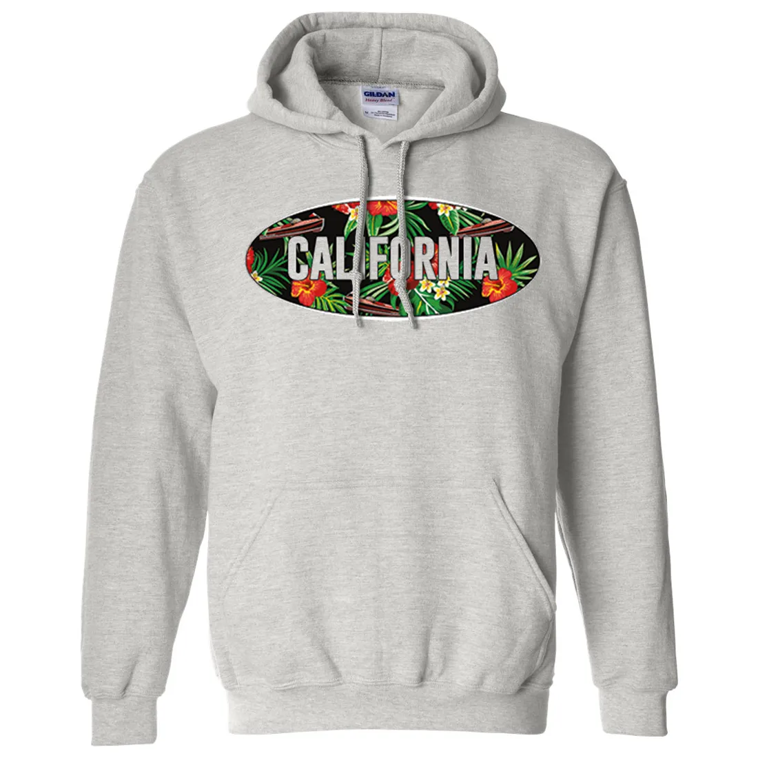 California Tropical Flowers Logo Sweatshirt Hoodie