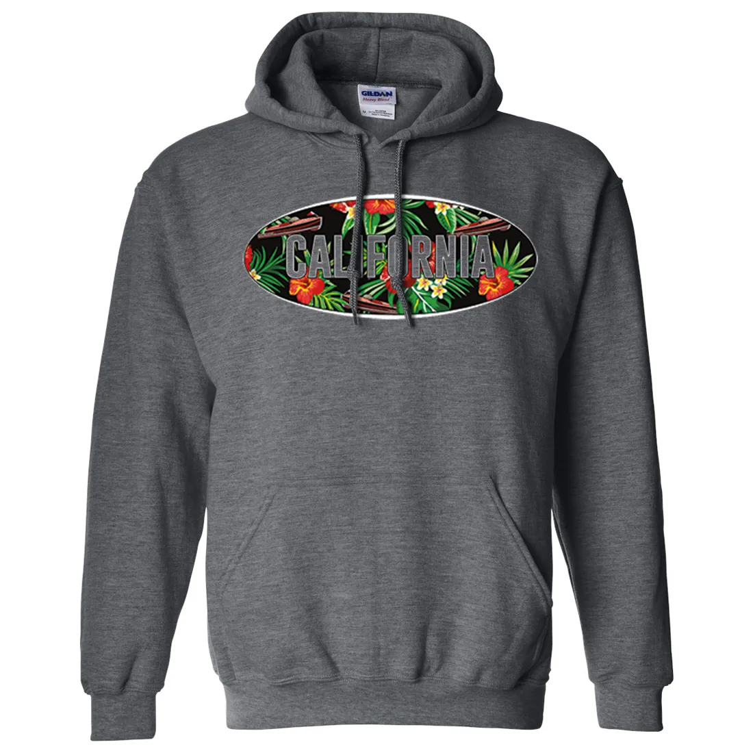 California Tropical Flowers Logo Sweatshirt Hoodie