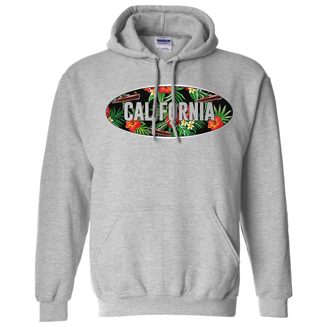 California Tropical Flowers Logo Sweatshirt Hoodie