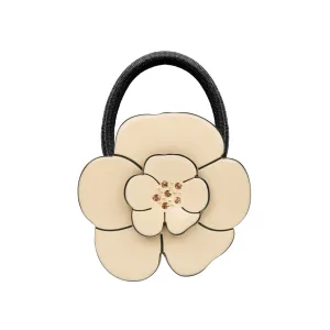 Camellia Crystal Ivory Hair Tie