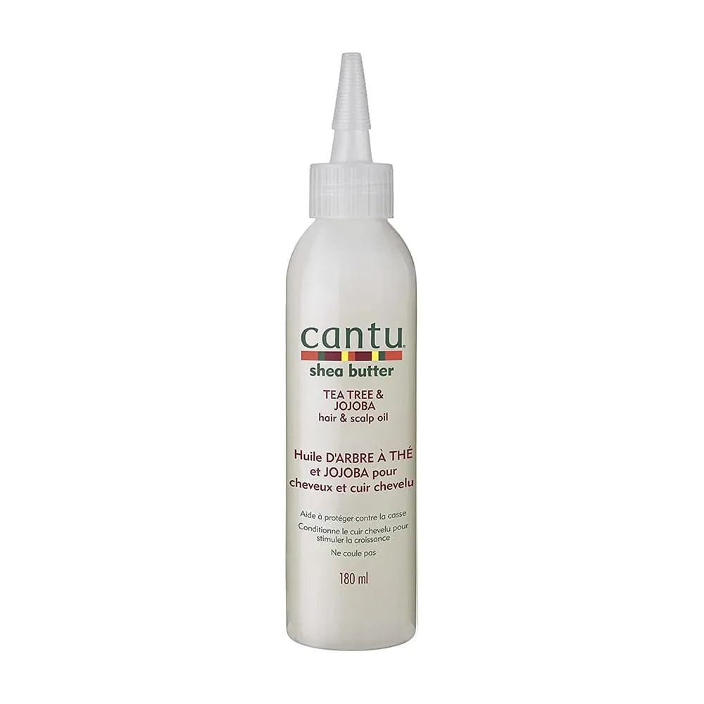 Cantu - Shea Butter - Huile pour cheveux & cuir chevelu "Tea Tree & Jojoba" - 180ml