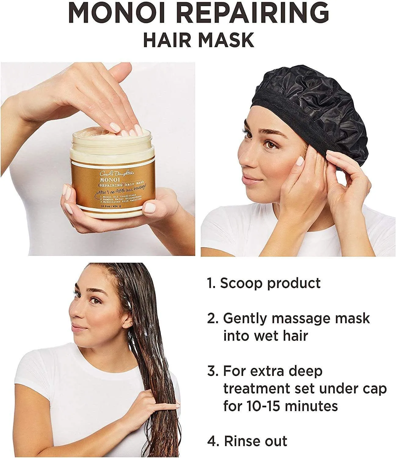 Carol's Daughter - Monoï - Masque capillaire réparateur -  225g
