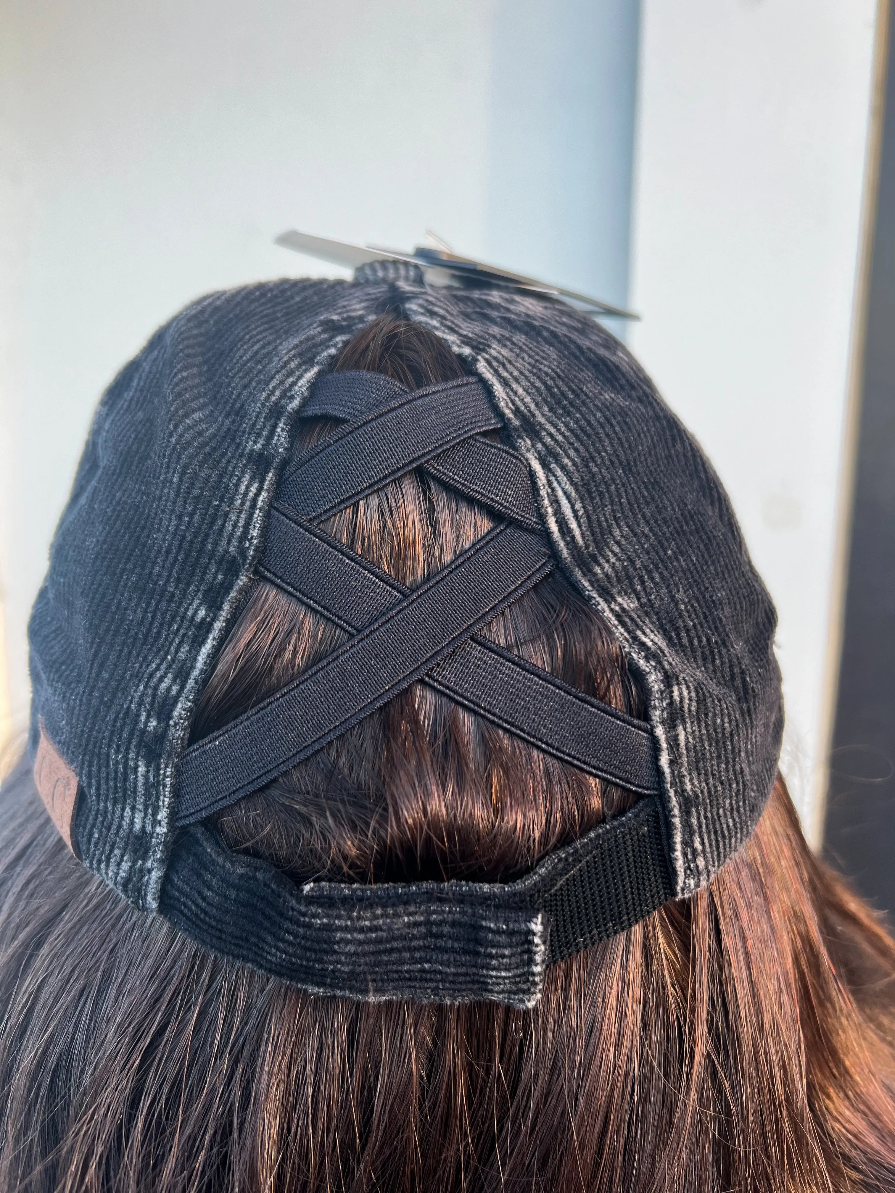 CC Stone Washed Corduroy Cap- BLK