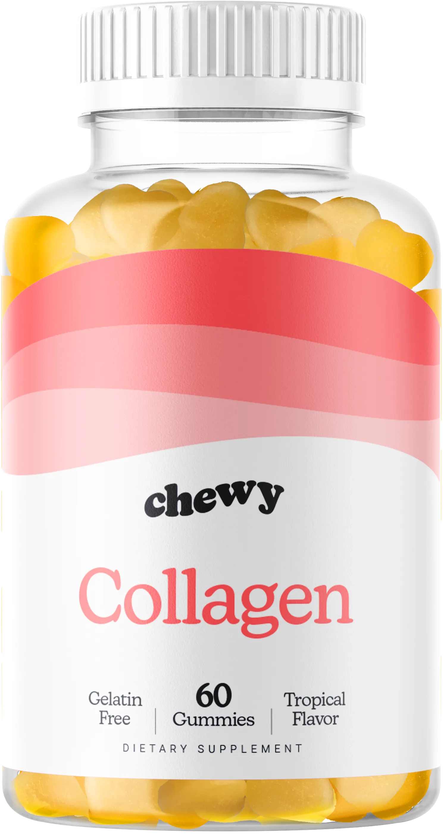 Chewy Collagen - Tropical (60 Gummies)