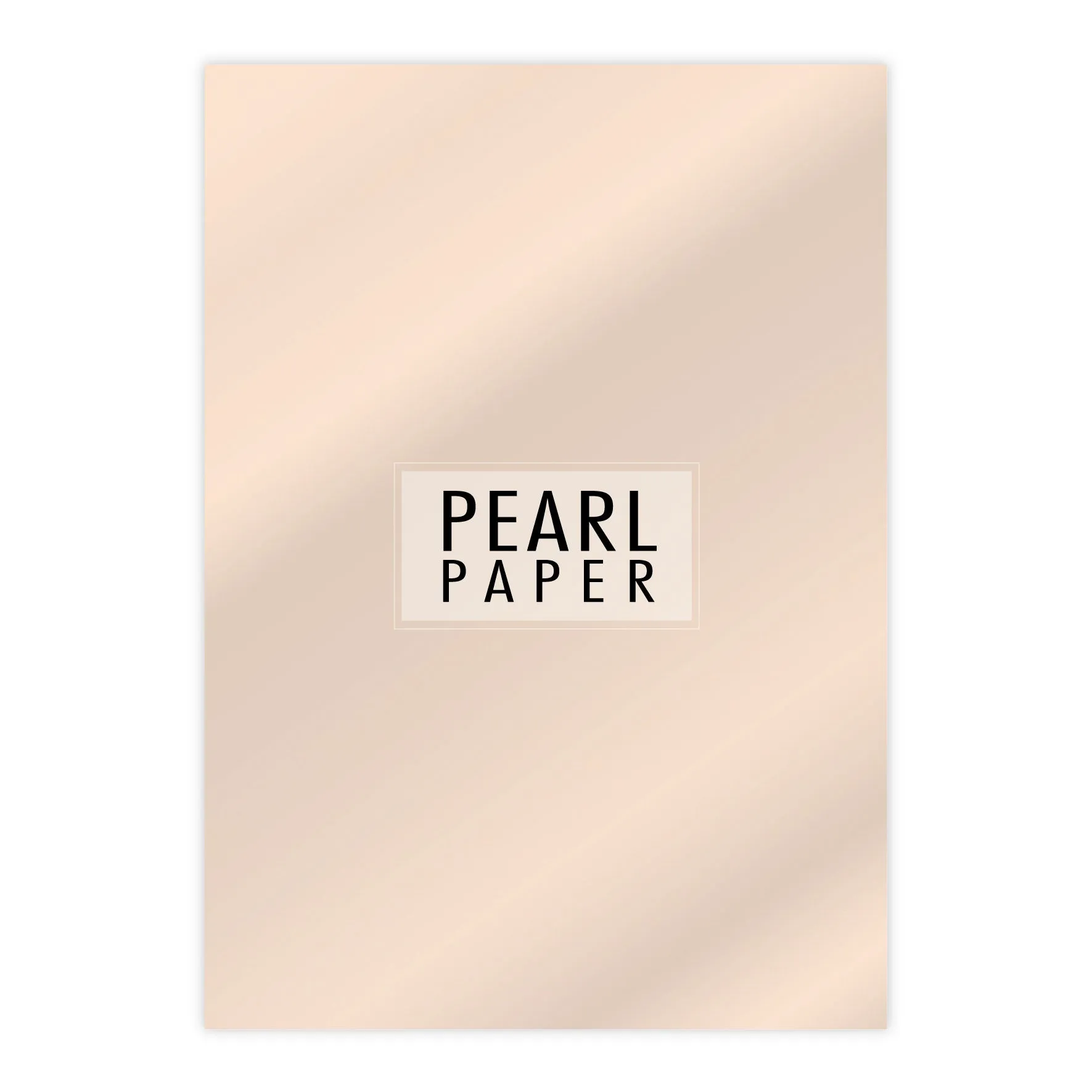 Chloes A4 Luxury Pearl Paper 10 Sheets Coral