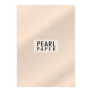 Chloes A4 Luxury Pearl Paper 10 Sheets Coral