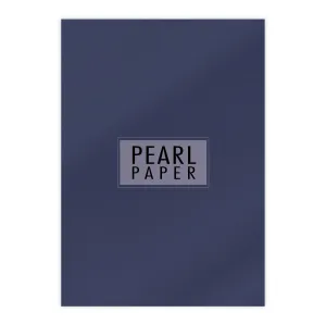 Chloes A4 Luxury Pearl Paper 10 Sheets Lapis Lazuli