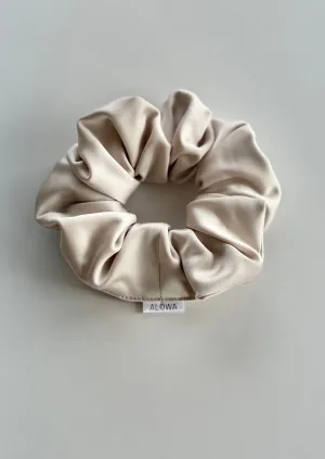 Chouchou en satin - Fluffy Champagne