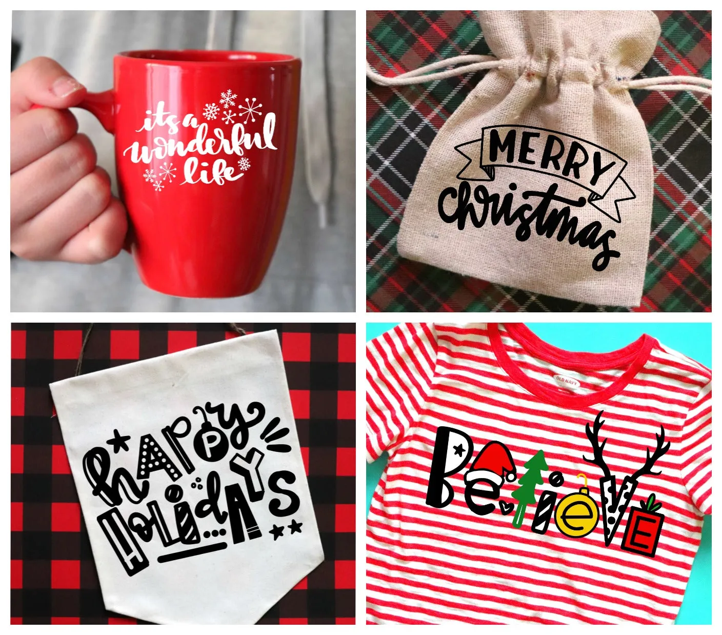 Christmas Cut file bundle