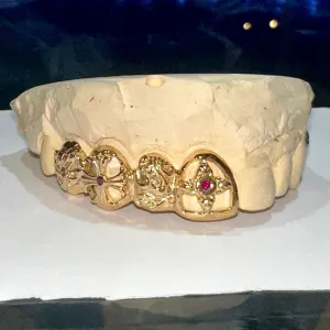 CHROME HEARTY GRILLZ