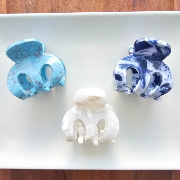 Claire Hair Claw Trio - Turquoise
