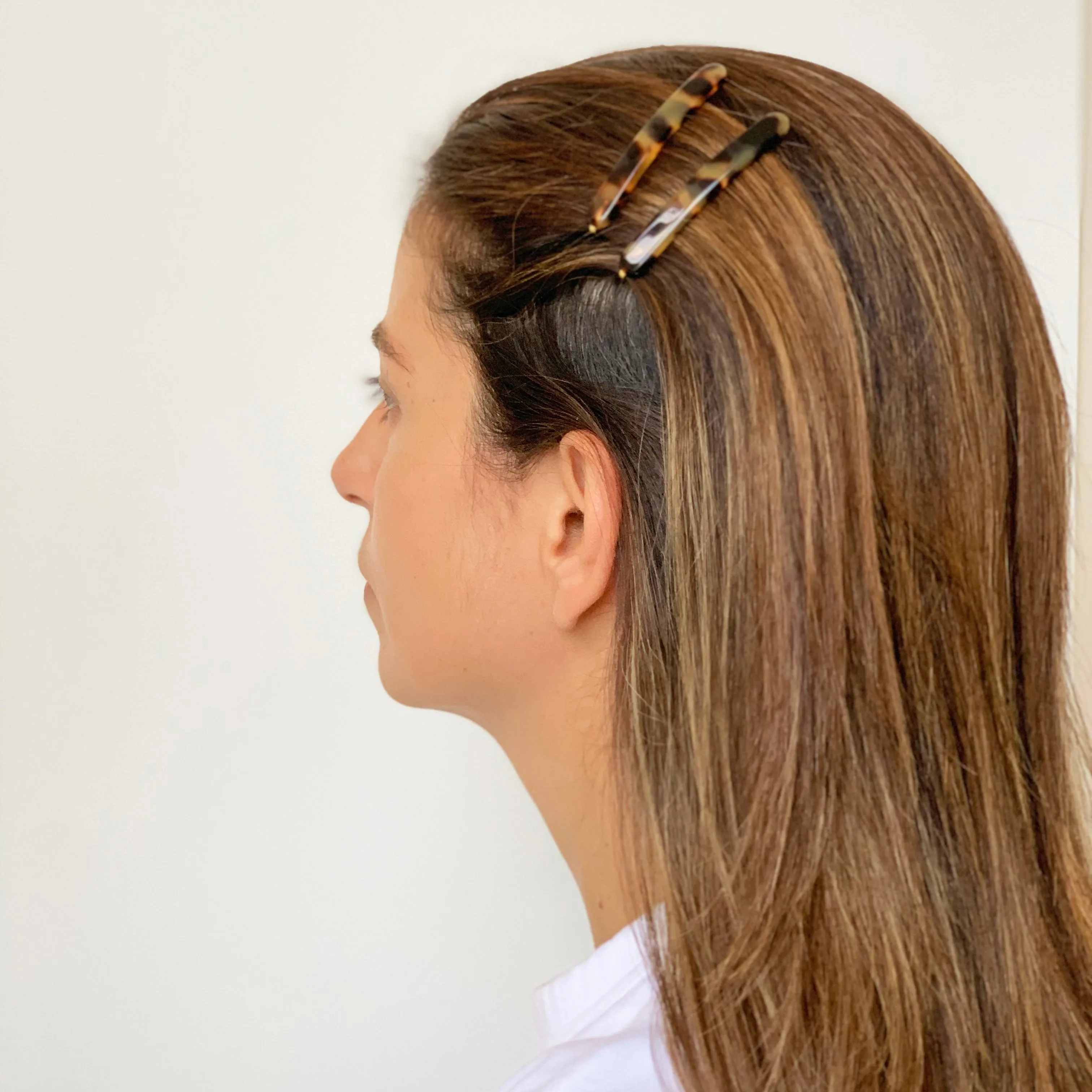 Classic Onyx Hair Slide Set