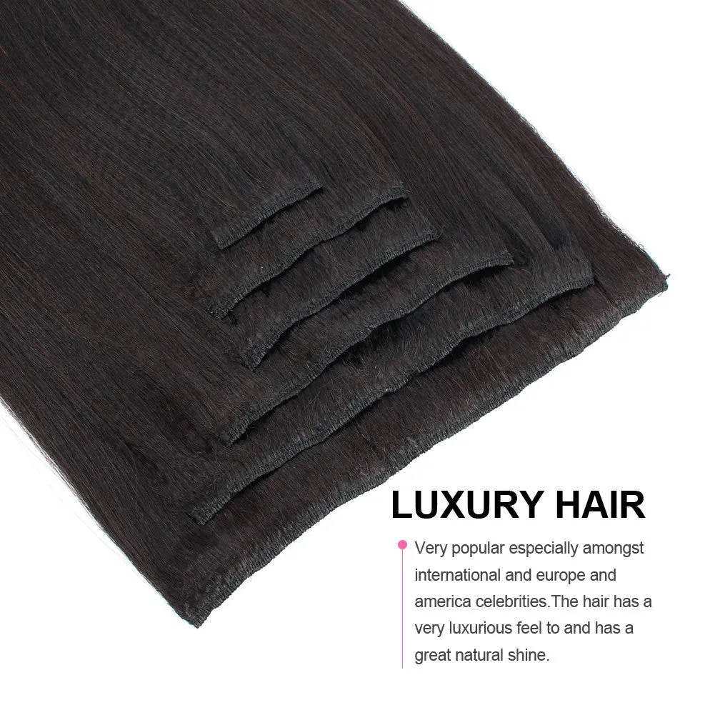 Clip in Hair Extension Yaki Straight
