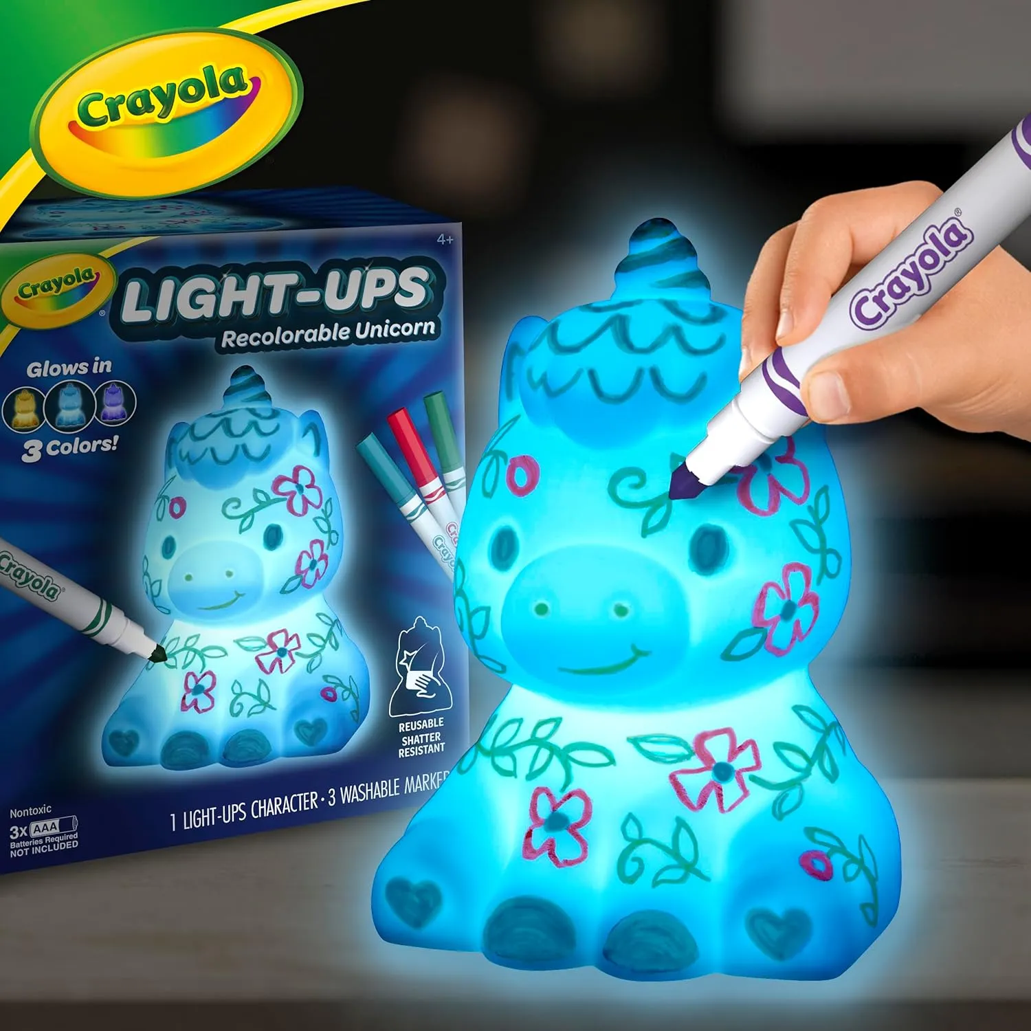 Crayola Light-Ups Recolourable Unicorn